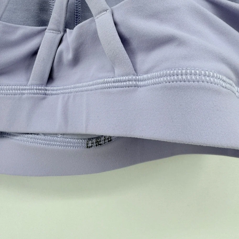 Lululemon Free To Be Serene Bra‎ Lavender Purple Strappy Back LW2540S Size 8